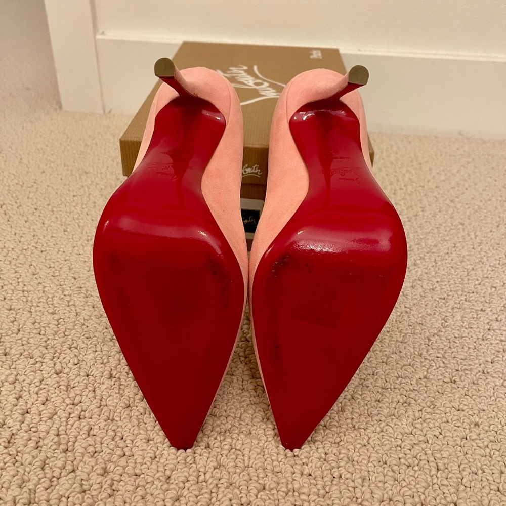 CHRISTIAN LOUBOUTIN Decoltish Suede 100mm - Picture 5 of 6